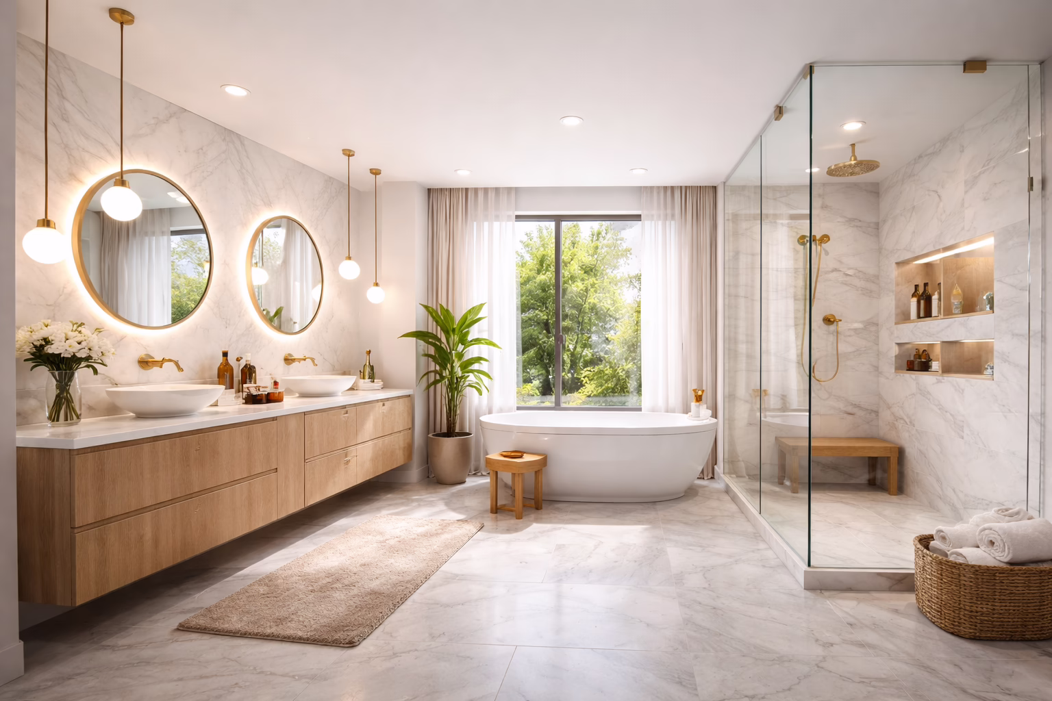 Modern Luxury Bathroom Tiles Design