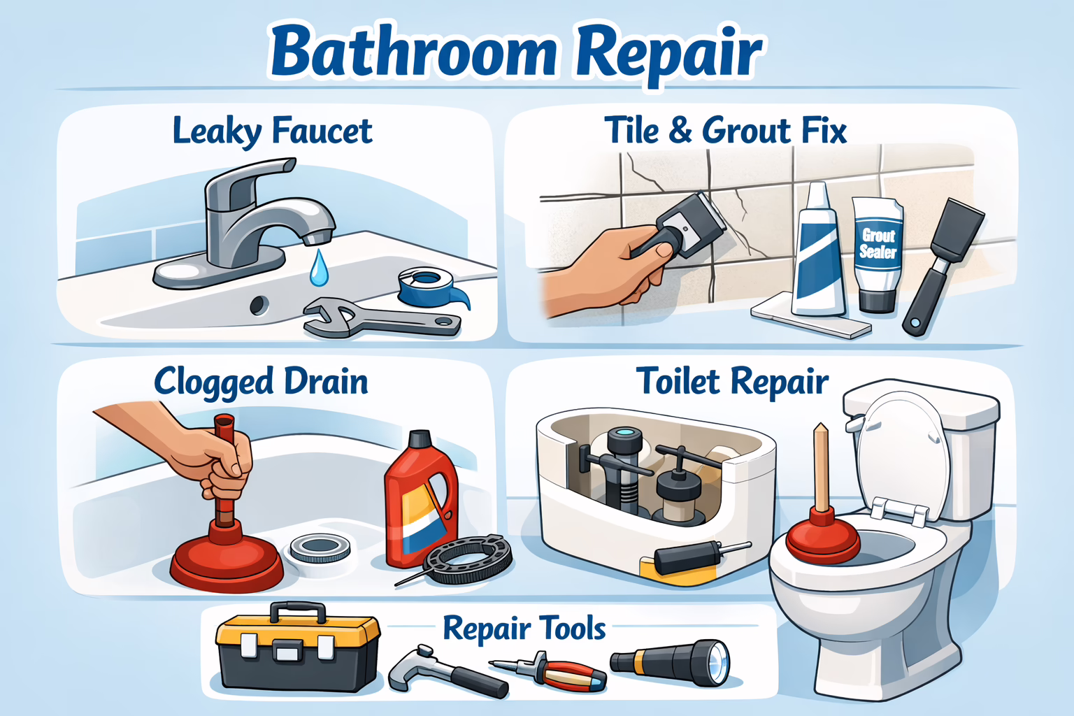 What Are Common Signs I Need Bathroom Repairs