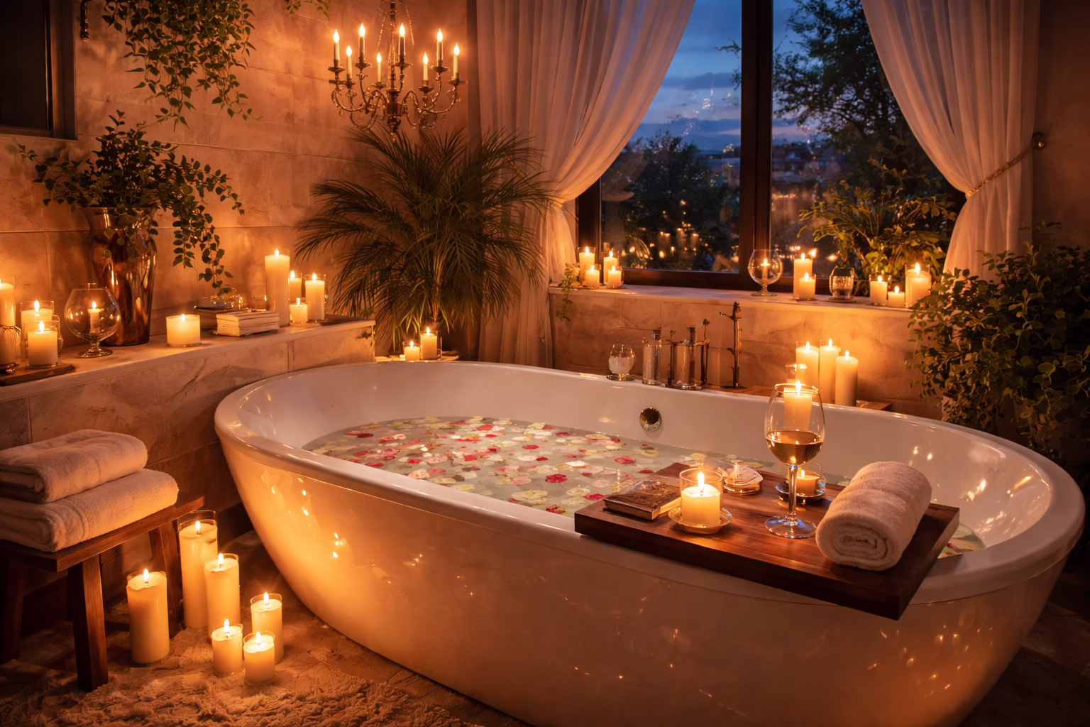 bathtub lighting ideas