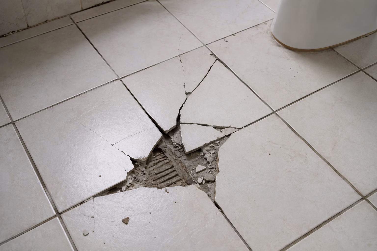 How to Fix Broken Bathroom Tile