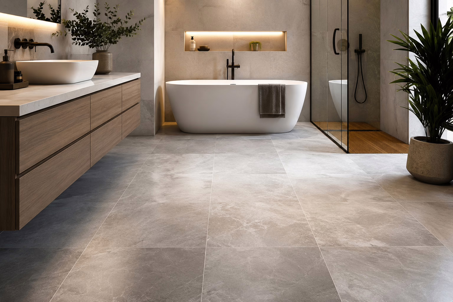Waterproof Bathroom Flooring