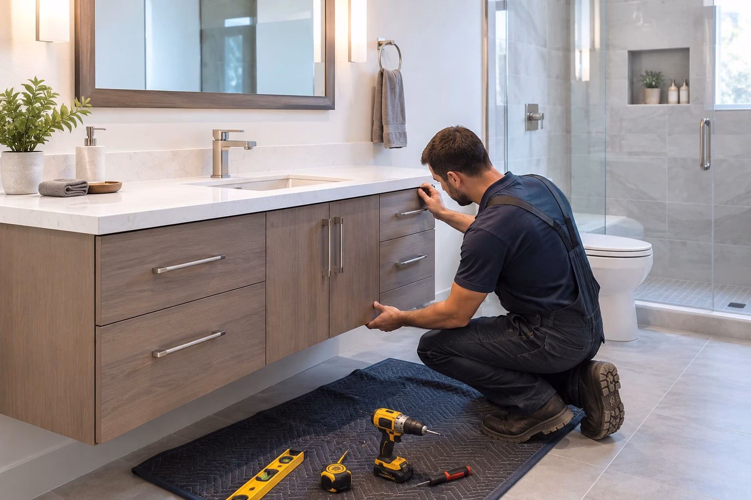 bathroom vanity installation services near me dover